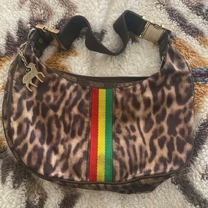 LAMB Gwen Stefani LeSportsac leopard Rasta hobo bag